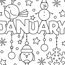 New Year January Coloring Pages Printable Fun To Help Kids Wee 2018 In 2020 New Year Coloring Pages Preschool Coloring Pages Coloring Pages Winter