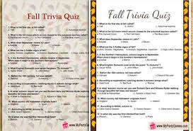 Challenge them to a trivia party! Free Printable Fall Trivia Quiz My Party Games In 2021 Trivia Quiz Trivia Quiz