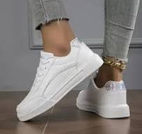 Women's Lightweight High-Top Skate Sneakers - Color-* with Upper, EVA  Cushioned Sole & Breathable Fabric Lining - * Casual Shoes f