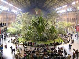 Jardin Tropical De Atocha Madrid Estacion De Ferrocarriles Viajar En Tren Estacion Atocha Madrid