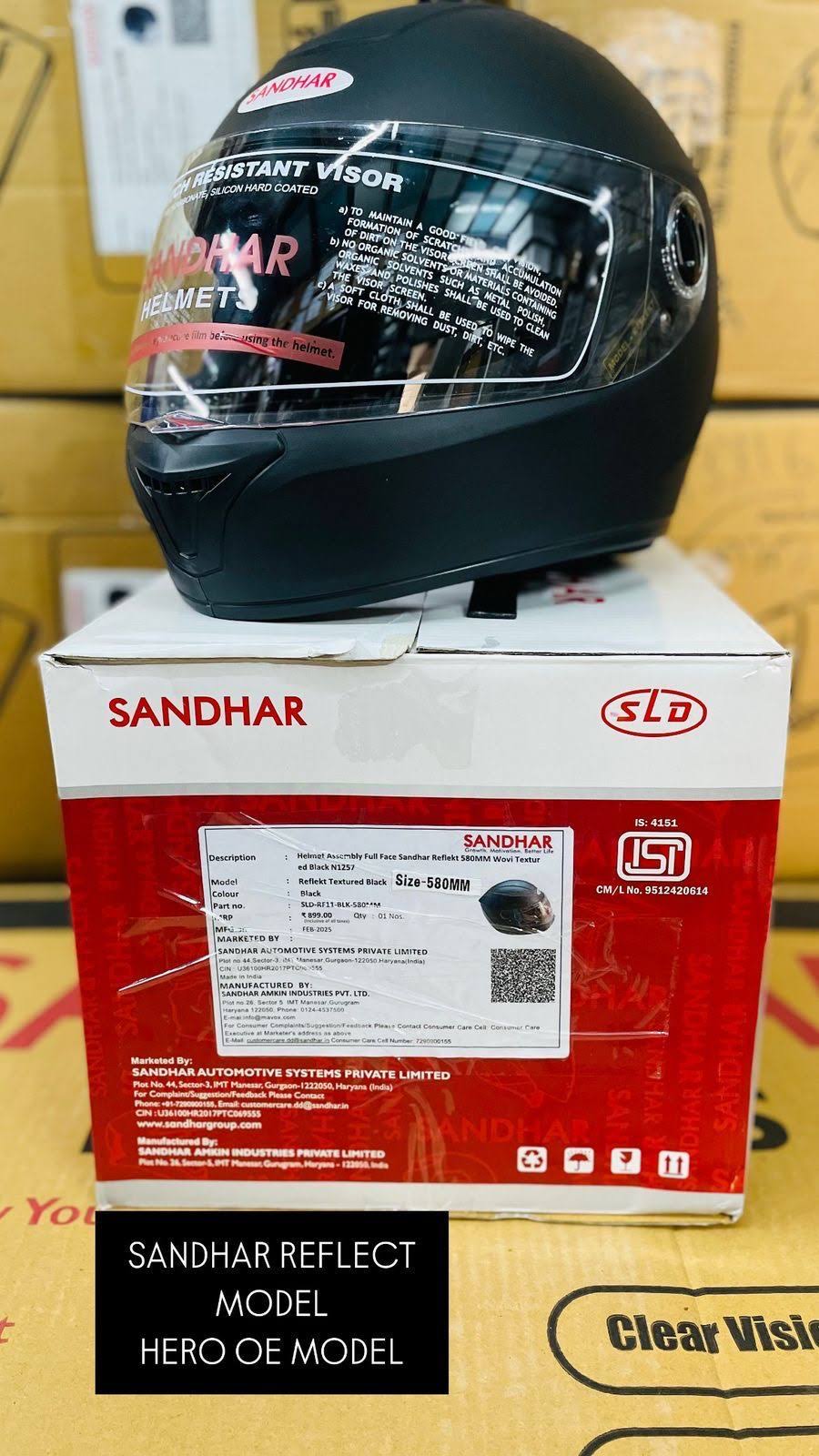 SANDHAR HERO ORIGINAL HELMET product image