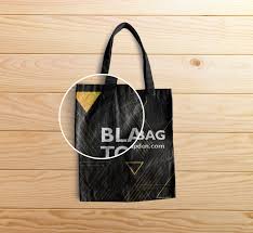 Free Black Tote Bag Mockup Psd Template 2 Black Tote Bag Black Tote Tote Bag