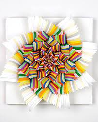 Cool Construction Paper Kaleidoscope Art Construction Paper Art Paper Art Paper Sculpture
