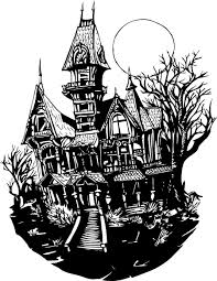 All information about free printable haunted house coloring pages. Horror House Drawing For Kids Novocom Top