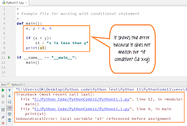 Typically, you want to perform an action when a condition is true and another action when the following example illustrates you how to use the if.else statement: Python Conditional Statements If Else Elif Switch Case