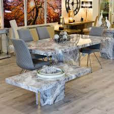 Made of wood, glass or other materials. Newcastle Grey Marble Dining Table Modern Furniture Dining Tables