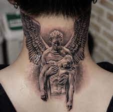 50 Incredible Wing Tattoos Ideas And Designs 2018 Tattoosboygirl 50 Incredible Wing Tattoos Idea Best Neck Tattoos Back Of Neck Tattoo Back Of Neck Tattoo Men