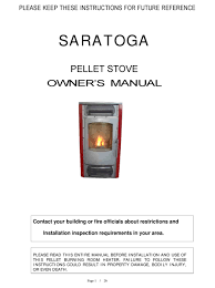 Hudson river chatham freestanding pellet stove. Hudson River Stove Works Saratoga Owner S Manual Pdf Download Manualslib
