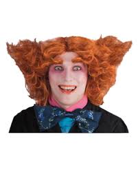Alice im wunderland hutmacher hut. Verruckter Hutmacher Perucke Rot Kostumzubehor Horror Shop Com