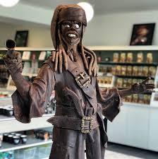 Sculpture Design Chocolat Jack Sparrow Chocolate Showpiece Jack Sparrow Chocolatier
