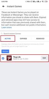 How do i turn my facebook app or game notifications on or off? How To Delete Thug Life Game From Facebook Messenger Techcult