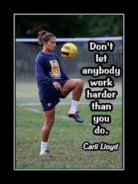 Girls Soccer Motivation Poster Hard Work Quote Coaching Wall Decor Daughter Inspiration Wa Soccer Motivation Inspirational Soccer Quotes Soccer Quotes Girls