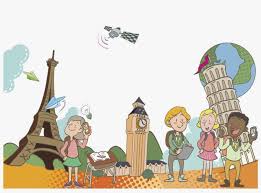 Download Svg Cartoon Boekentoren Illustration Traveling Children Traveling Cartoon Png Image Transparent Png Free Download On Seekpng
