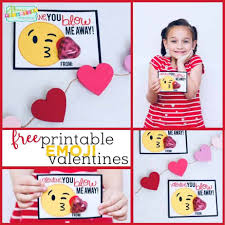Tired of your chat being limited by the boring old emoji on this these love emoji for android are absolutely free and works on any android device with different versions. Emoji Valentines Free Printable Valentine S Day Cards Mimi S Dollhouse