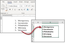 Wingdings has some symbols that make some nice bullets. Microsoft Office Pasting Bullet Lists From Word To Excel Journal Of Accountancy