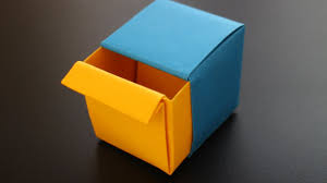 Aus papier kann man die günstigste weihnachtsdeko selber basteln. Basteln Mit Papier Origami Schublade Fur Diy Desk Organizer Geschenk W Youtube