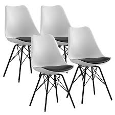 Our diverse offering of restaurant chairs include wood restaurant chairs, metal chairs, as well as outdoor chairs for restaurant patios and outdoor dining spaces. Soges Living Room Chairs With Cushion Set Of 4 Dining Room Chairs Set Kitchen Lounge Chairs Heavy Duty Home Chairs Black And White Bz 1986 003 Bw Buy Online In Isle Of Man At Isleofman Desertcart Com