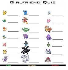 2) ash was swimming on along with a pokémon, name it? Pokemon Girlfriend Quiz Pokemon Know Your Meme