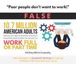 Poverty Myths Busted Poor People Don T Want To Work Atd Fourth World Usa