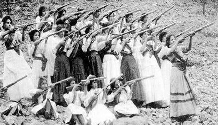 Netaji Subhas Chandra Bose built and led the Indian National Army (INA) of over 40,000 volunteers during World War II, including one of the first all-female infantry regiments in modern history, the