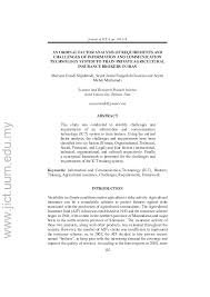 In july 2018, afrika tikkun launched its first ict academy which forms part of their career development programme. An Ordinal Factor Analysis Of Requirements And Challenges Of Information And Communication System To Train Private Agricultural Insurance Brokers In Iran Maryam Omidi Najafabadi Academia Edu