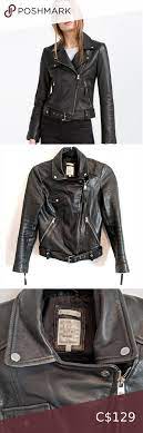 Zara Genuine Leather Biker Jacket In 2020 Black Leather Mini Skirt Leather Biker Jacket Zara Leather Jacket
