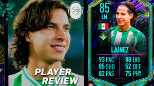 ¿el mejor extremo izquierdo de la liga santander? Factor Lainez Desequilibrio Brutal Diego Lainez Future Stars 85 Review Fifa 21 Youtube
