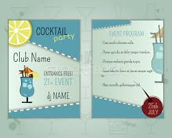 To begin with, this app is kind of a classic party game that's been around for decades and you have a bright app for it. Summer Cocktail Party Flyer Layout Template With Blue Lagoon Cocktail And Event Program Fresh Moder Vector Illustration C Jeksongraphics 7748467 Stockfresh