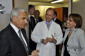 The Italian Minister of Health Renato Balduzzi visits the NIHMP