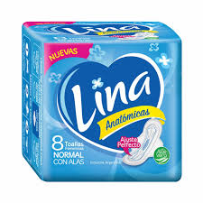 Toallita LINA c/alas x8unid