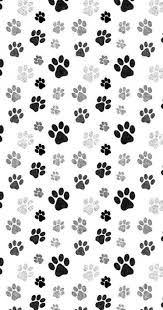 Black And White Paw Print Wallpaper 68 Ideas Dogs Wallpaper Backgrounds Print Patterns Dog Wallpaper Puppy Wallpaper Iphone Cat Wallpaper