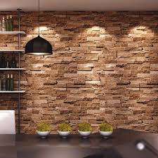 Download Red Brick Wallpaper Kitchen Images In 2020 Faux Brick Walls Stone Wallpaper Faux Brick