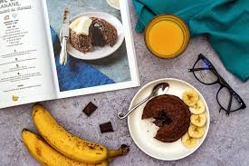 Bowlcake Banane Et Coeur Coulant Chocolat Extrait De Mon Livre Amandine Cooking Coulant Au Chocolat Dessert Bowlcake