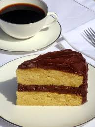 Yellow Cake With Chocolate Buttercream Frosting A Rich Moist Basic Cake That Can Be Varied By Using D Low Carb Cake Low Carb Sweets Low Carbohydrate Recipes