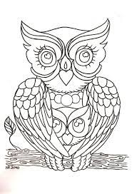 dessin hibou a imprimer coloriage enfants et adultes chouette livre de anime pdf gratuit