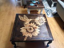 I can see it looking so modern using the black stain. Coffee Table Do Over Stained Top Design Hometalk