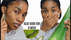 I Used Fresh Aloe Vera On My Face For A Week This Is What Happened Youtube Aloe vera gel is a safe product to apply overnight.