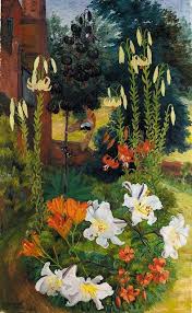 Black Lilies Sir Cedric Morris 1889 1982 On Flickr Wapiti3 Flower Art Flower Painting Botanical Art