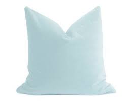 Shop a wide selection of products for your home at amazon.com. Faux Silk Velvet Spa Blue Pillow Cover Only Pale Blue Etsy Velvet Pillow Covers Blue Pillows Decorative Light Blue Pillows