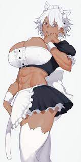 Hmm a dark skin maid cat girl who's thicc how many upvotes can she get :  r/Animemes