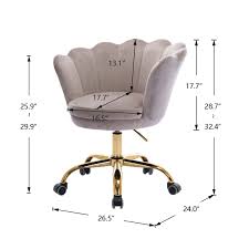 3.9 out of 5 stars with 46 reviews. Velvet Swivel Shell Chair Office Chair Modern Leisure Arm Chair Pink Desk Chairs Home Garden Universitasfundacion Furniture