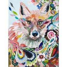 Www.bonanzamarketplace.com #diamondpainting #5ddiamondpainting #paintwithdiamonds #disneydiamondpainting #dazzlingdiamondpainting. Abstract Floral Fox 5d Diamond Painting Kits Oloee