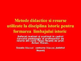 Metode de predare tradiţionale versus metode de predare moderne. Ppt Metode Didactice La Disciplina Istorie Andreia Itaru Academia Edu