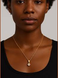 Rosecliff Circle Gold Circle Necklace With Diamonds 14k Gold Circle  Necklace Round Gold Pendant With Diamond