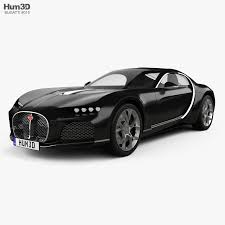 3d Model Of Bugatti Atlantic 2015 In 2020 Bugatti 3d Model Model