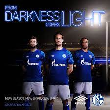 The sponsor of the home kit is gazprom. Schalke 04 2019 20 Umbro Home Kit Football Fashion