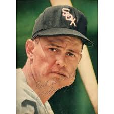 Nelson Fox Texas Rangers Signed 3.5x5 Matte Photo JSA Authenticated