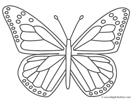 See more ideas about butterfly template, butterfly coloring page, butterfly outline. Monarch Butterfly Coloring Page Insects