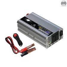 He uses the solar system to charge the 12v battery. Power Inverter Vehicle Power Converter Universal Modified Sine Wave 1000w Dc 12v To 220v Ac Shopee Philippines