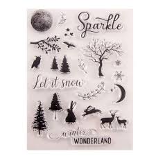 Christmas tree script clear rubber stamp for handmade christmas cards / crafts. 3 9 By 5 9 Inches Christmas Tree Deer Snow Clear New Rubber Stamps For Scrapbooking Card Making Winter Christmas Clear Stamps Buy Online In Grenada At Grenada Desertcart Com Productid 172625301